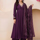 Women's Vichitra Embroidered Kurta Set with Chanderi Printed Dupatta