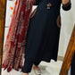 Premium Dhabu Cotton A-Line Kurta Set with Ajrakh Dupatta & Embroidery | Women's Ethnic Wear
