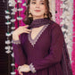 Women's Vichitra Embroidered Kurta Set with Chanderi Printed Dupatta
