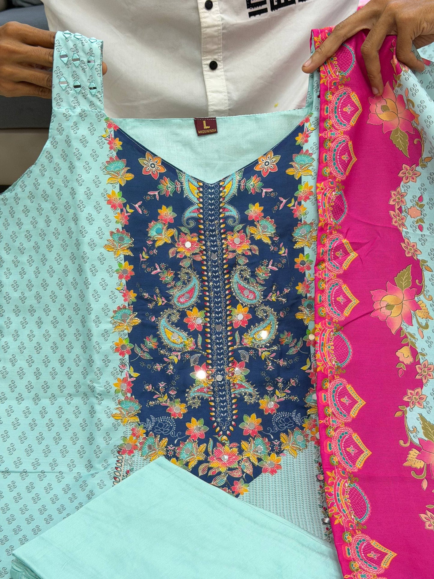 Premium Berry Silk Sleeveless Kurta Pant & Dupatta Set with Designer Bracelet