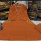 Premium Dhabu Cotton A-Line Kurta Set with Ajrakh Dupatta & Embroidery | Women's Ethnic Wear