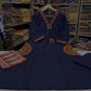 Premium Dhabu Cotton A-Line Kurta Set with Ajrakh Dupatta & Embroidery | Women's Ethnic Wear