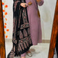 Premium Dhabu Cotton A-Line Kurta Set with Ajrakh Dupatta & Embroidery | Women's Ethnic Wear