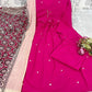 Premium A-Line Cotton Kurta Set with Jaipur Printed Mulmul Dupatta for Women