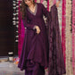 Women's Vichitra Embroidered Kurta Set with Chanderi Printed Dupatta