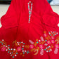 Pure Cotton Embroidered Co-ord Set for Women | Kurti & Pant | Floral Embroidery | Casual & Festive Wear