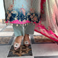 Premium Berry Silk Sleeveless Kurta Pant & Dupatta Set with Designer Bracelet