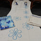 Premium Cotton Flex Sleeveless Kurti Pant & Dupatta Set – Embroidered Floral Design