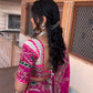 Navratri Special Pink & Ivory Embroidered Lehenga Choli Set with Dupatta