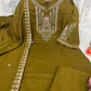 Diamond Embroidered 3-Piece Salwar Suit Set with Dupatta & Pants | Premium Festive Wear (S–5XL)