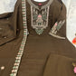 Diamond Embroidered 3-Piece Salwar Suit Set with Dupatta & Pants | Premium Festive Wear (S–5XL)